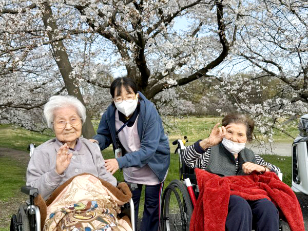 毎年恒例のお花見